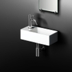 Clou New Flush fontein 35x18cm inclusief plug met kraangat links Keramiek Wit SW398986