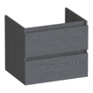 BRAUER Joy wastafelonderkast 60 2 softclose lades - greeploos - 1 sifon uitsparing - Timber Grey SW1201177