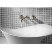 Crosswater mpro mélangeur lavabo encastré 3 trous avec bec 19cm chrome SW487388