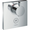 Hansgrohe ShowerSelect Ensemble de finition pour mitigeur thermostatique encastré Highflow avec 1 robinet d'arrêt chrome 0452219