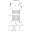 Plieger Quadro designradiator horizontaal 695x500mm 307W wit 7250050