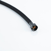 FugaFlow Eccelente Acces Hoekstopkraan Met Flexibele Slang - 30cm slang - 1/2"x3/8" - mat zwart SW1469191