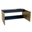Mondiaz JOYA 100cm meuble de toilette - couleur Dusk - Vasque FAYE position Droite 1 trou de robinet couleur Urban SW1421655