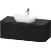 Duravit D-neo Meuble sous vasque 120x55x45.9cm 1 tiroir Chêne noir mat SW641112