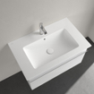Villeroy & Boch Venticello Lavabo pour meuble 80x50cm 1 trou de robinet (et 2 perçables) avec trop-plein Ceramic+ stone white SW209638