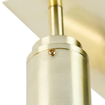 QAZQA Ducha badkamer plafondlamp - 23x23cm - 3 spots - IP44 - vierkant - messing (goud) SW1187238