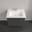 Villeroy & Boch Venticello meuble sous-lavabo - 75,3x59cm - 2x tiroir glossy grey GA52688