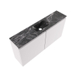 MONDIAZ TURE-DLUX Meuble toilette - 100cm - Cale - EDEN - vasque Lava - position centrale - sans trou de robinet SW1103721