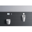 Duravit Durasystem Réservoir WC avec cadre, aspiration des odeurs et chasse d'eau hygiénique argentée SW471546