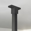 FortiFura Galeria inloopdouche - 110x200cm - rookglas - plafondarm - gunmetal SW957385