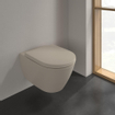 Villeroy & boch subway 2.0 toilette suspendue 56cm avec chasse d'eau profonde directflush almond C+ SW762359