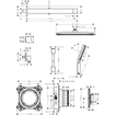 Hansgrohe Raindance Alive S Design Ensemble de douche pluie encastrable - thermostat - chrome SW1388735