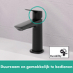 Hansgrohe Logis Mitigeur lavabo 110 fine coolstart sans vidage mat noir SW918273