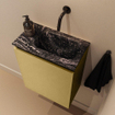 MONDIAZ TURE-DLUX Meuble de toilettes 40cm Oro. EDEN lavabo Lava position droite. Sans trou de robinet. SW1103906