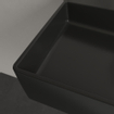 Villeroy & Boch Memento 2.0 wastafel voor handdoekhouders 100x47cm met overloop 2 kraangaten ceramic+ ebony 4A22A4S5 SW354352