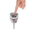 Saniclass klikwaste afvoerplug - 5/4" - chroom SW1175