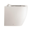 Crosswater Glide II Staand Toilet - 36.5x51x42.5cm - spoelrandloos - zonder zitting - mat wit SW765680