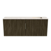 Mondiaz JOYA-DLUX 100cm meuble de toilette - couleur Shadow - Vasque FAYE position Droite Sans trou de robinet couleur Nata. SW1424974