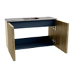 Mondiaz JOYA-DLUX Meuble de salle de bains - 70cm - couleur Dusk - Vasque FAYE position Milieu Sans trou de robinet couleur Sombra. SW1426133