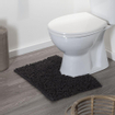Sealskin Twist Tapis de toilette 45x50cm polyester anthracite SW94562