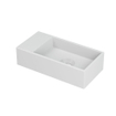 INK Versus Lavabo pour WC - 36x18x9cm - vasque à droite - 0 trous de robinet - porcelaine blanc mat SW493350