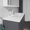 Duravit Me by starck lavabo 123x49cm 1 trou de robinet avec trop-plein blanc SW84172