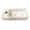 Wiesbaden Rhea S mini fontaine gauche 36,5 x 18 x 9 cm céramique carrara SW484771