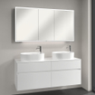 Villeroy & Boch My view armoire de toilette 130x75cm 3 portes 3 prises LED SW641584
