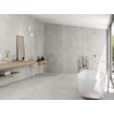 Baldocer Ceramica Arkety carrelage de sol - 60x60cm - 10mm - Carré - rectifié - Aspect béton - bit argent mat SW359617