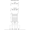 Plieger Florian Nxt M designradiator enkel horizontaal met middenaansluiting 722x500mm 391W wit 7255161
