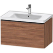 Duravit D-neo Meuble sous vasque 78.4x45.2x44cm 1 tiroir Noyer mat SW640729