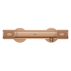 GROHE Precision Feel Doucheset - thermostatische douchekraan - 31.3cm - Vitalio Joy glijstangset - 60cm - ronde handdouche - 3 straalsoorten - geborsteld warm sunset (koper) SW1565485