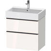 Duravit D-neo Meuble sous vasque 68.4x44.2x62.5cm 1 tiroir Blanc haute brillance SW641156