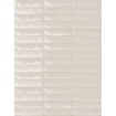 Ceralto Ivarno Grain Wandtegel 6x24cm 10mm Bianco SW450723