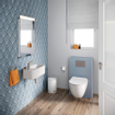 Crosswater Glide II Wastafelkraan opbouw - laag - hendel - geborsteld RVS OUTLETSTORE STORE43372