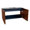 Mondiaz JOYA-DLUX Meuble de salle de bains 80cm - couleur Ruby - Vasque FAYE position Milieu Sans trou de robinet couleur Sombra. SW1425667