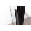 Riho Grid draaideur XL 120x200cm zwart profiel en helder glas SW258585