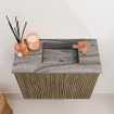 Mondiaz JOYA-DLUX Meuble de toilette 50cm - couleur Dusk - Vasque FAYE position Droite 1 trou de robinet couleur Sombra. SW1426115
