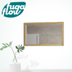 FugaFlow Eccelente Arredo miroir 120x70cm bois caramel SW1123682