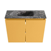 MONDIAZ TURE-DLUX meuble WC 60 cm Ocher. EDEN lavabo Lava position milieu. Sans trou de robinet. SW1103928