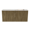 Mondiaz JOYA-DLUX 90cm meuble de salle de bains - couleur Dusk - Vasque FAYE position Droite Sans trou de robinet couleur Frappe. SW1423094