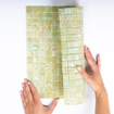 The Mosaic Factory Amsterdam carrelage mosaïque 32.2x32.2cm pour mur et sol intérieur et extérieur carré verre vert clair SW62143