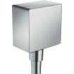 Hansgrohe Fixfit Square Coude mural de raccordement avec clapet anti-retour mat blanc SW297540