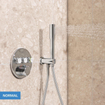 GROHE QuickFix Precision Thermostat Perfect Système de douche encastré - tête de douche Vitalio Rain Mono 310 - chrome. SW1120179
