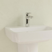 Villeroy & Boch O.novo Lave-main WC 50x16x13.5cm 1 trou de robinet avec trop-plein Blanc Alpin SW448483