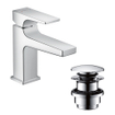 Hansgrohe Metropol fonteinkraan 100 met push open waste chroom SW99765