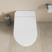 Duravit SensoWash D-Neo WC-douche compact sans bride à évacuation profonde 37.8x57.7cm avec abattant blanc SW962033