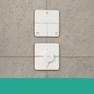 hansgrohe ShowerSelect Comfort Q Thermsotaat - inbouw - 1 functie - extra uitgang - mat wit SW918087