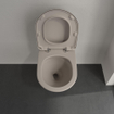 Villeroy & Boch Antao WC suspendu - sans bride de rinçage - TwistFlush - CeramicPlus - Amande mat (beige) SW917947