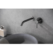 Wiesbaden Ribbd Mitigeur lavabo encastré monotrou avec coldstart complet gunmetal PVD SW632119